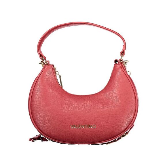 Mario Valentino Rosso Polyurethane Woman Shoulder Women's Bag